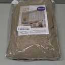 MIULEE Blackout Curtains for Bedroom Linen Texture Solid Thermal Insulated Natural Khaki Grommet Room Darkening Curtains & Drapes Luxury Decor for Living Room Nursery 52x72 Inch (2 Panels)