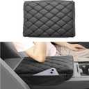 SXCY for 2024 2025 Tesla Cybertruck Armrest Cover Pad for Tesla Cybertruck 2024 2025 Accessories 2025 Cybertruck Center Console Cover 2025 Cybertruck Middle Console Cover (Pad w/Argyle&Black Dots)