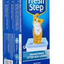Fresh Step Jumbo Drawstring Cat Litter Box Liners, Scented Heavy Duty Kitty Litter Bags for X-Large Oval or Rectangle Pans, Helps Contain Mess for Easy Lift Out Cleanup, 36 x 19 in, 7 Count