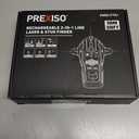 PREXISO 2-in-1 Stud Finder with Laser Level, Rechargeable Multi Surface Cross Line Laser & Wall Stud Scanners Tool for Hanging Frames & Picture, Wood Ac Wire Metal Studs Joist Pipe Detection