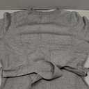 TopShop Women's Belted Sweater Mini Dress Long Sleeve Solid Gray, Small 