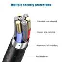 3 x USB-C Apple TV Remote Charger Cable for Apple TV Remote (3rd Gen/4th Gen), Siri Remote (3rd Gen), 4K Remote (3rd Gen), iPhone 16/15 Pro Max/Plus Car Play Charging Cable Cord (5FT)