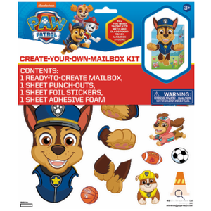 Paw Patrol & Disney Princess 
Create Your Own
Mailbox Kit Pack Of 4