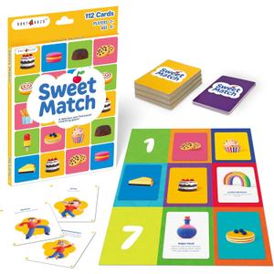 rokt&razo Sweet Match, A Delicious Memory Matching Card Game for Kids & Seniors, Easy & Fun, Blank Cards to Customize Truth or Dare, Boys and Girls Ages 4+, School, Travel, Stocking Stuffers