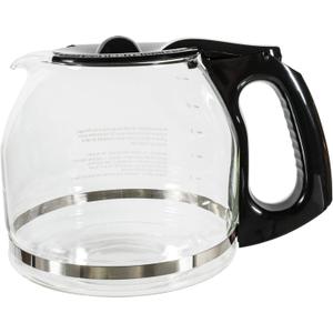 Univen 12 Cup Glass Coffeemaker Carafe Compatible with Mr. Coffee PLD13 CG12 CGX20 DR12 DRX20 GBX20 NC12 NCS12 NCS13 NCX20 TF12 TFS12 TFX20 VB12 VBX20, 6" (15.2cm) TALL TO TOP OF LID