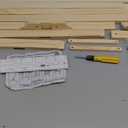 Wooden Easel Stand for Sign and Painting - Adjustable Artist Easel for Adults - Home & Wedding Display, Art Easel with Canvas Holder for Studio, Classroom (Primary Colour)