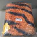 Naanle Tiger Print Area Rug 5'x7' Animal Print Polyester Area Rug Mat for Living Dining Dorm Room Bedroom Home Decorative