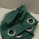 ChrisDowa Blackout Curtains 72 inches Long for Bedroom - Grommet Thermal Insulated Room Darkening Curtains for Living Room (1 Panel, Forest Green, 42 x 72 Inch)