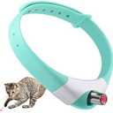 MZINGALL Automatic Cat Toys Laser Collar with Red Light, Interactive Cat Toys for Bored Indoor Cats, Rechargeable Electric Laser Pointer Cat Toy Wearable Collar for Kitten
