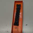 Bandletic Magnetic Silicone Band Compatible with Samsung Galaxy Watch 7 6 5 4 FE 40mm 44mm/for Galaxy Watch 6 4 Classic 43mm 47mm 42mm 46mm/Watch 5 Pro 45mm, 20mm No Gap Strap for Men Women, Black
