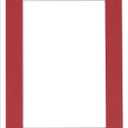 11x14 Bevel Cut Mat for 8.5x11 Photo | Red Picture Matboard for Frames Measuring 11x14 Inches - Matte to Display Art Measuring 8.5 x 11 Inches - Acid Free ONE MAT