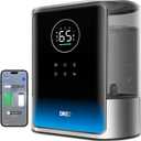 DREO 8L Smart Humidifier Large Room 600ft, HM717S, 80H Runtime Supersized Warm and Cool Mist Humidifiers for Bedroom Baby, 28dB Quiet Air Humidifier for Plants Indoor, Home, Whole House, Silver