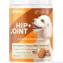 Hip & Joint Mobility Health Supplement. Rich with Natural Glucosamine, MSM and Green Lipped Mussel. Vet Created - For All Dog Breeds & Ages. 160 Duck Flavor Soft Chews