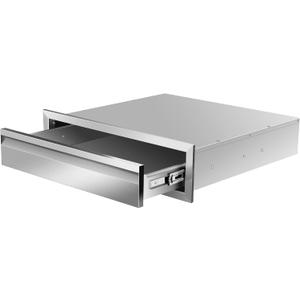 Outdoor Kitchen Drawers 24" W x 6.5"H x 23"D Single BBQ Drawers Stainless Steel Built-in Drawer for Outdoor Kitchen Island, Patio Grill Station
