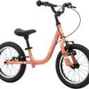 Retrospec Cub Plus XL Kids Balance Bike - 14in Outdoor Toddler Bike with Adjustable Height 15-21in - Lightweight Aluminum Frame & Hand Brakes for Ages 4-6 - Training with Air Tires