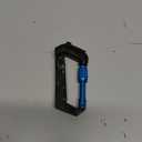 Carabiner Multitool with Pocket Knives, EDC Carabiners, Serrated Knife, Rope Cutter, Screwdriver, Can Bottle Opener, Ruler, Folding Knife for Camping Hiking, Stocking Stuffers Gifts for Men (Blue)