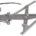 Rear Left+Front Left Passenger Side/Driver Side Power Window Regulator with Motor Fits for 1997-2001 For Toyota Camry Replace741-829