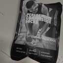 Zipper Compression Socks, 2 Pairs 15-20 mmHg Closed Toe Compression Stockings for Men Women (Small-Medium, Black)