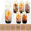 Skylety 18 Pcs Employee Appreciation Gift for Women Christmas Thank You Gifts Bulk for Coworker Team Staff Nurse Teacher 16 oz Glass Cup A6 Inspirational Notebook with Ballpoint Pen Bowknot(Thank You)