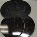 Kerixi Electric Stove Burner Covers Range Top For Expanding Counter Space Stovetop Decor (Black Marble)