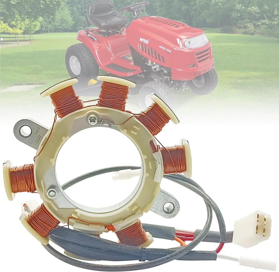 Chikia 951-12224 751-12224 Charge Coil Assembly Alternator Stator Replacement For MTD Troy Bilt Craftsman CubCadet 4P90HU 4P90JHA 4P90JT 4P90JUA 4P90JUB 4P90M0 Lawn Riding Mower