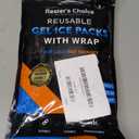 2 Soft Gel Ice Packs for Injuries Reusable with Extra Comfy Adjustable Cold Pack Wrap, Flexible Hot and Cold Compress