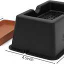 4 Pcs Small Reptile Hide Box Humidifier Caves Water Supply Hideout with Sink Basin for Lizards,Gecko, Snake