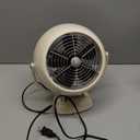 Vornado VFAN Jr. Vintage Metal Desk Fan, 2-Speed, Retro Air Circulator with Adjustable Tilt, Fan for Bedroom, Office and Dorm Room Cooling, Vintage White