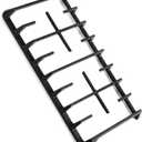 DG94-00937A Samsung Stove Grates Gas Range Surface Burner Grate Cast Iron Side Grate Replacement for NX58H5600SS NX58H9500WS Samsung Range Parts Side Stove Grate Gas Stove Top Replacement Parts