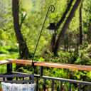 MIXXIDEA Heavy Duty Extensible Deck Hook - Adjustable for Hanging Bird Feeders, Plants, Suet Baskets, Wind Chimes, Lanterns