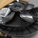 Lasko Oscillating Cyclone Pedestal Fan, Adjustable Height, Timer, Remote Control, 3 Speeds, for Bedroom, Living Room, Home Office, 18", Black, 1843