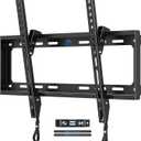 Mounting Dream Tilting TV Mounts for Most 26-60 Inch LED, LCD TVs up to VESA 400 x 400mm and 88 LBS Loading Capacity, TV Wall Mount with Unique Strap Design for Easily Lock and Release MD2268-MK