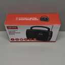 GPX R633B Portable Shortwave AM/FM Clock Radio (Black)