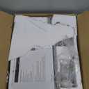 Crystal Floor Lamps - Modern Silver Standing Lamp with 3 CCT LED Bulbs for Elegant Home Decor Living Room and Bedroom Lighting