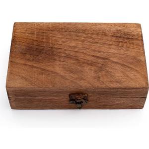 The Great Indian Bazaar Birthday Gift Ideas Handmade Decorative Wooden Jewelry Box Jewelry Organizer Keepsake Box Treasure Chest Trinket Holder Watch Box Storage Box Housewarming Gifts