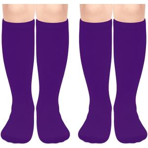 Sarfel Kids Soccer Socks Toddler Soccer Socks Girls Boys Soccer Socks Kids Tube Socks with Stripes Toddler Knee High Socks 3-6Y