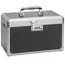 GODLONSEN Medicine Lock Box with Combination Lock - 11.2 x 7.6 x 7.6 Inches - First Aid Safe Medication Storage Box, Medications and Personal Items, Safe Boxes for Home and Outdoor - Black