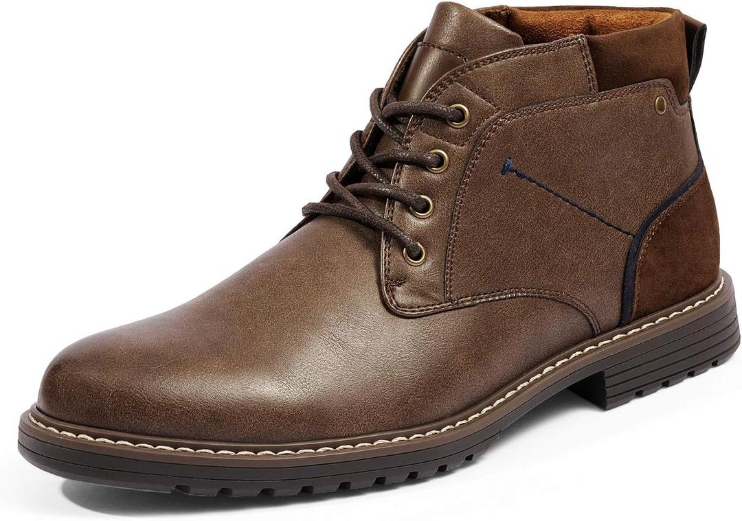 Bruno Marc Men's Chukka Dress Boots Casual Boot Shoes for Men (11, Dark Brown)