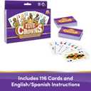 Five Crowns Card Game for Kids and Adults, Travel and Family Game Night Favorite, The Game isnt Over Until the Kings Go Wild, 5 Suited Rummy Style Card Game, 1-7 Players, Ages 8+