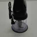 Ninja NJ100GR Express Chop Manual Food Processor for Chopping Mincing Pureeing Vegetables and other Ingredients 16-Ounces Gray