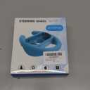 GLDRAM Steering Wheel for Nintendo Switch 2 Joycon (2025), Motion Control Racing Wheel for Mario Kart World & 8 Deluxe, Racing Games Accessories with Ergonomic Design - 2 Packs of Black