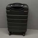 Wrangler 22" Hardside Spinner Carry-On Luggage, Charcoal