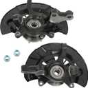 Pair Front Steering Knuckle and Wheel Hub Bearing Replacement for Toyota Camry 2007-2009