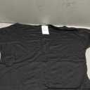 Eniloyal Womens Off Shoulder Button Down Tops Summer Trendy Short Sleeve Loose Batwing Shirts Oversized Blouse Tunic, Black, L