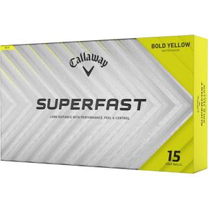 Callaway Golf Superfast Golf Balls (Yellow)