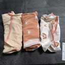 GLLQUEN BABY 3-Pack Organic Baby Swaddle Sleep Sacks for Newborn - Baby Swaddles 0-3 Months, Newborn Swaddling Sack, Rainbow & Sun, Infant Swaddle Blanket Wrap (Small/Medium)