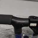 Folding Cane with Led Light, Adjustable Canes for Men and Women, Walking Stick for Elderly with Cushion Handle and Pivoting Quad Base for Hiking Mountain Climbing Backpacker (Blue)