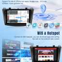 Leadfan Car Stereo for Mazda 3 2009 2010 2011 2012 2013 Radio with Wireless Carplay Android Auto,9 Inch Touch Screen, Bluetooth,GPS,WiFi,SWC,Backup Camera