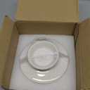 Premium Butter Crock with Lid - Elegant French Butter Keeper for Fresh & Spreadable Butter - Countertop Porcelain Butter Container with Water Seal - Effortless Spreading & Daily Use (Speckled White) (Large)