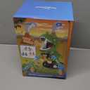 EagleStone Moving Dinosaur Shooting Toys for Kids 5-7, Electronic T-Rex Shoot Target Game with Mist Spray, LED Score, Roar & Light, 3-Pair Dino Target, Birthday Gifts for 5 6 7 8 9 Year Old Boys Girls (12b-green)